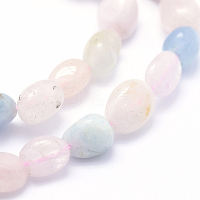 Natural Morganite Beads Strands G-K230-16-1
