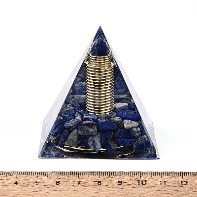 Orgonite Pyramid Resin Energy Generators DJEW-N003-07A-1