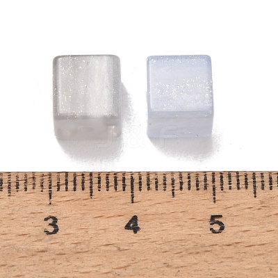5Pcs Resin UV Reactive Beads RE-CBADA56-01-1