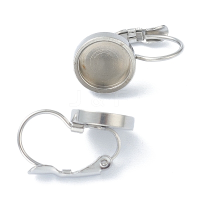 Tarnish Resistant 304 Stainless Steel Leverback Earring Findings KK-H152-09B-P-1