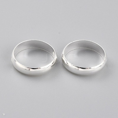 Brass Beads Frames KK-O133-014E-S-1