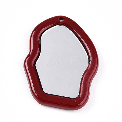 Acrylic Big Pendants OACR-N139-02B-1