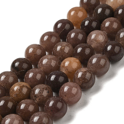Natural Purple Aventurine Beads GSR025-1