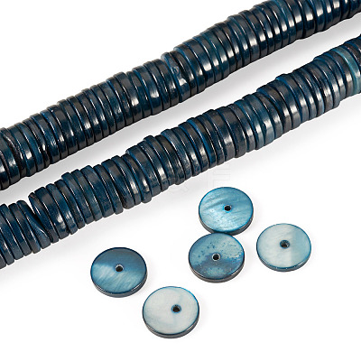 1 Strand Natural Freshwater Shell Beads Strands SHEL-TA0001-35E-1