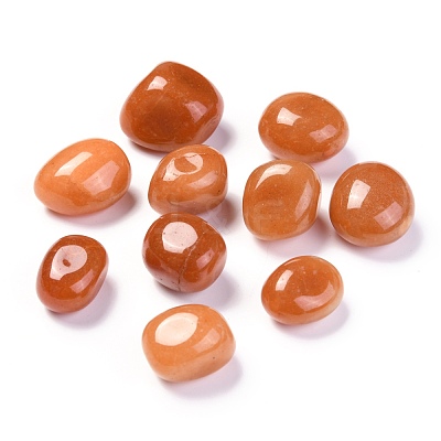 Natural Red Aventurine Beads G-M368-10A-1