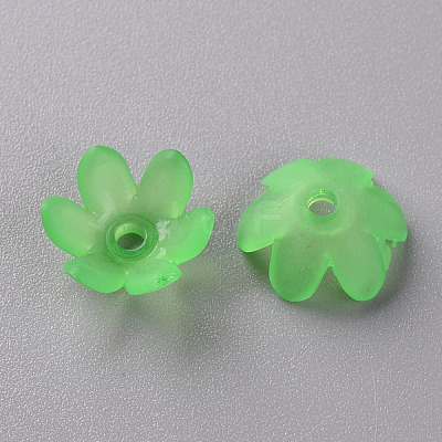 Frosted Acrylic Bead Caps MACR-S371-07A-734-1