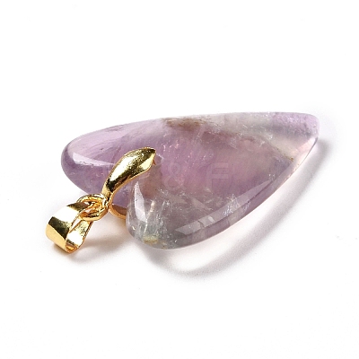 Natural Fluorite Pendants G-E570-01G-01-1