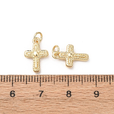 Brass Pendants KK-D019-02C-G-1