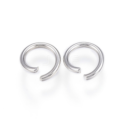 Tarnish Resistant 304 Stainless Steel Open Jump Rings A-STAS-F110-03P-1