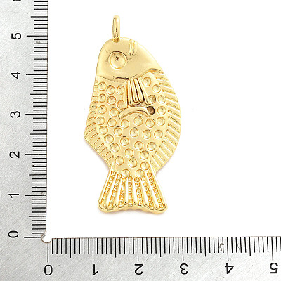 Brass Pendants KK-H073-04G-1