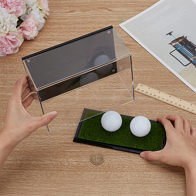 Acrylic & Magnet & Plastic Display Box ODIS-WH0061-81-1