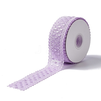 10 Yards Polyester Lace Trim Ribbon OCOR-C004-06H-1