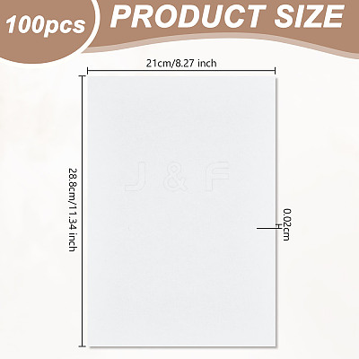 100Pcs Parchment Papers DIY-WH0888-444-1