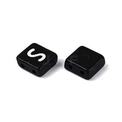 Opaque Acrylic Enamel Beads SACR-Q001-18B-1