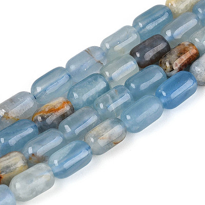 Natural Blue Calcite Beads Strands G-G980-53B-1