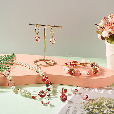 20Pcs 10 Style Transparent Glass Enamel Beads GLAA-KS0001-08-1