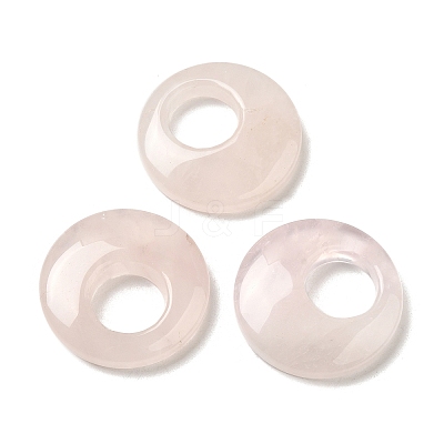 Natural Rose Quartz Pendants G-T122-76D-1