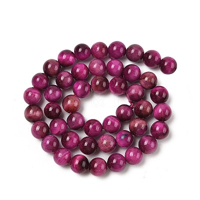 Grade AB Natural Tiger Eye Beads Strands LS-G-B133-A02-8MM-05-1