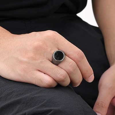 Stainless Steel Color Finger Rings for Men FS-WG49563-03-1