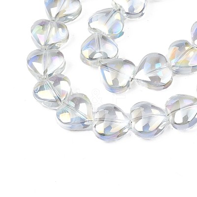 Electroplate Glass Beads Strands X-EGLA-S188-14-B03-1