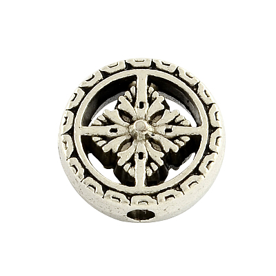 Tibetan Style Alloy Beads X-TIBEB-7441-AS-FF-1