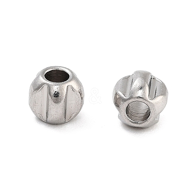 Non-Tarnish 201 Stainless Steel Beads STAS-B072-18A-P-1