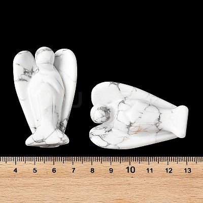 Synthetic Howlite Carved Angle Figurines GG-CBA9C2C-A35-1