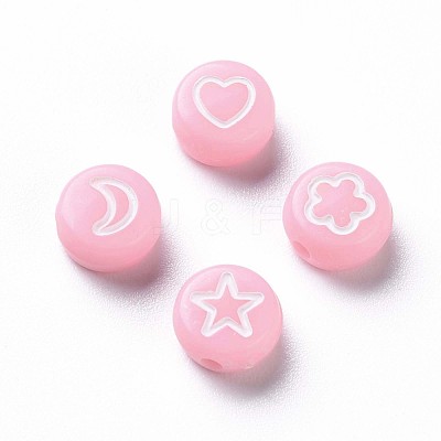 Opaque Acrylic Beads MACR-N008-40E-1