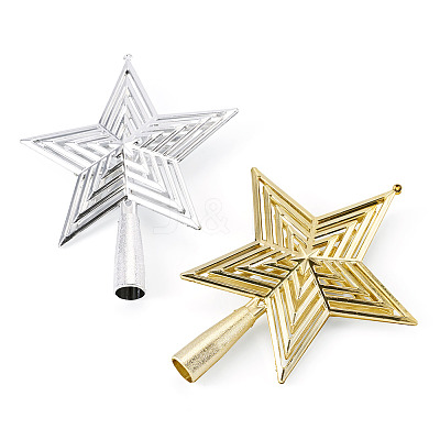 2Pcs 2 Colors Christmas Plastic Big Pendants KY-TA0001-68-1