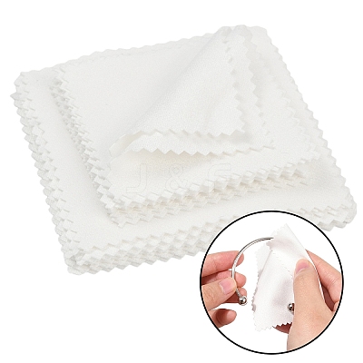 30Pcs 2 Styles Microfiber Suede Cleaning Cloths AJEW-YW0001-36-1