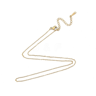 304 Stainless Steel Cable Chains Necklace for Men Women X-NJEW-N050-A03-G12-1