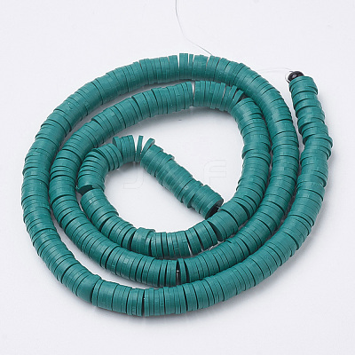 Handmade Polymer Clay Beads X-CLAY-R067-6.0mm-07-1
