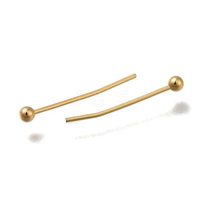 Brass Ball Head Pins KK-H502-03K-G-1