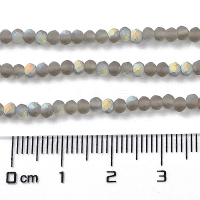 Imitation Jade Glass Beads Strands EGLA-A034-T2mm-MB16-1