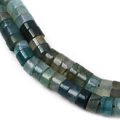 Dyed Natural Agate Beads Strands G-U030-B01-01-1