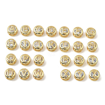 Brass Micro Pave Cubic Zirconia Multi-Strand Links KK-C111-01G-1