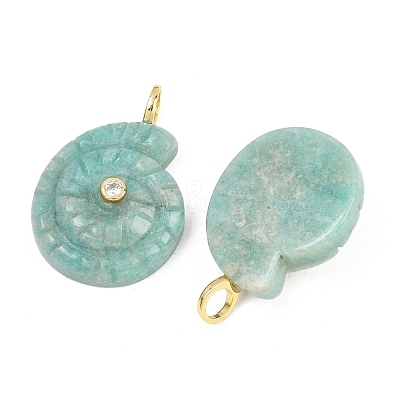 Natural Amazonite Pendants X-G-H353-02G-08-1