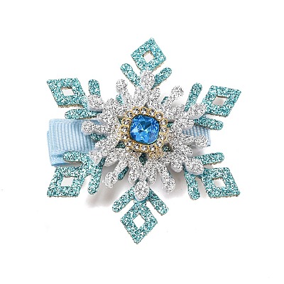 Christmas Party Hair Accessories AJEW-S088-08B-1