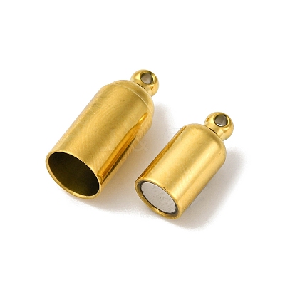 304 Stainless Steel Magnetic Clasps STAS-A117-09B-G-1