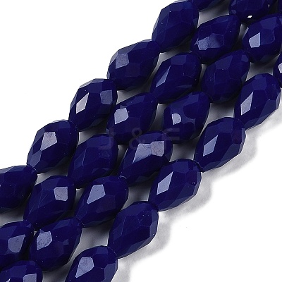 Opaque Solid Color Beads Strands EGLA-N013-P6mm-D03-1