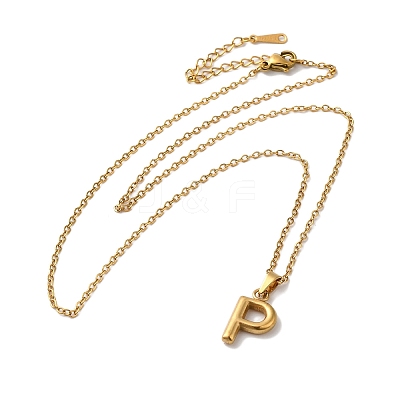 PVD Vacuum Plating 201 Stainless Steel Necklaces NJEW-H033-01G-P-1