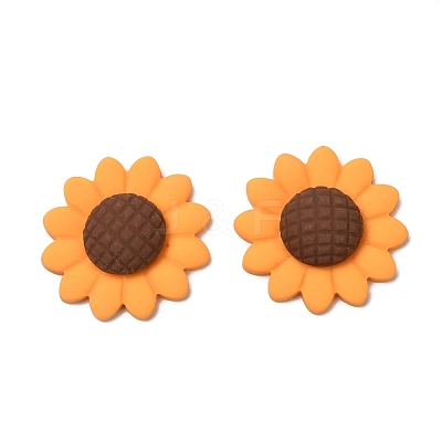 Opaque Resin Cabochons CRES-D001-14-1