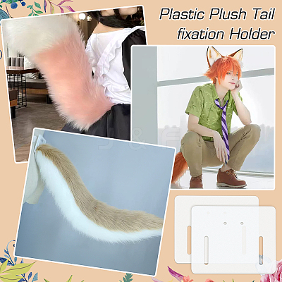 Plastic Card Holder AJEW-WH0473-36B-1