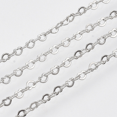 Brass Heart Link Chains CHC-T008-03P-01-1