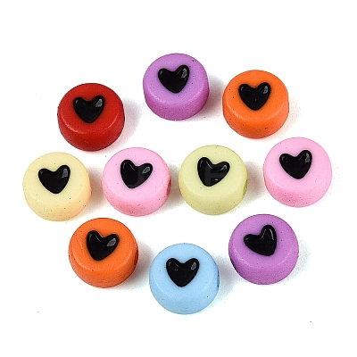 Opaque Acrylic Beads AC-N167-03-1