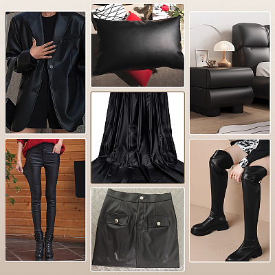 PU Imitation Leather Fabrics DIY-WH0622-233A-1