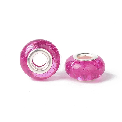 Rondelle Resin European Beads RPDL-A001-01-02-1
