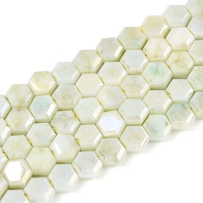 Anti-Tarnish Electroplate Glass Beads Strands GLAA-T028-6mm-02D-1