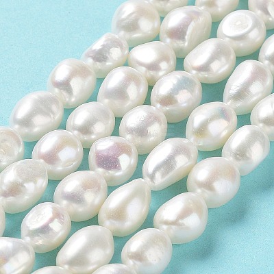 Natural Cultured Freshwater Pearl Beads Strands PEAR-Z002-09-1