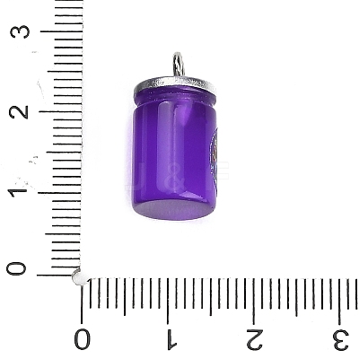 Opaque Resin Pendants LS-RE-CBA08CD-10B-1